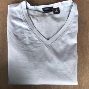 Hugo Boss light blue slim fit mercerised T-shirt